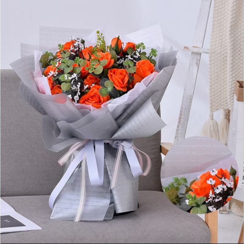 

Wrapping Cellophane Motif Tulisan