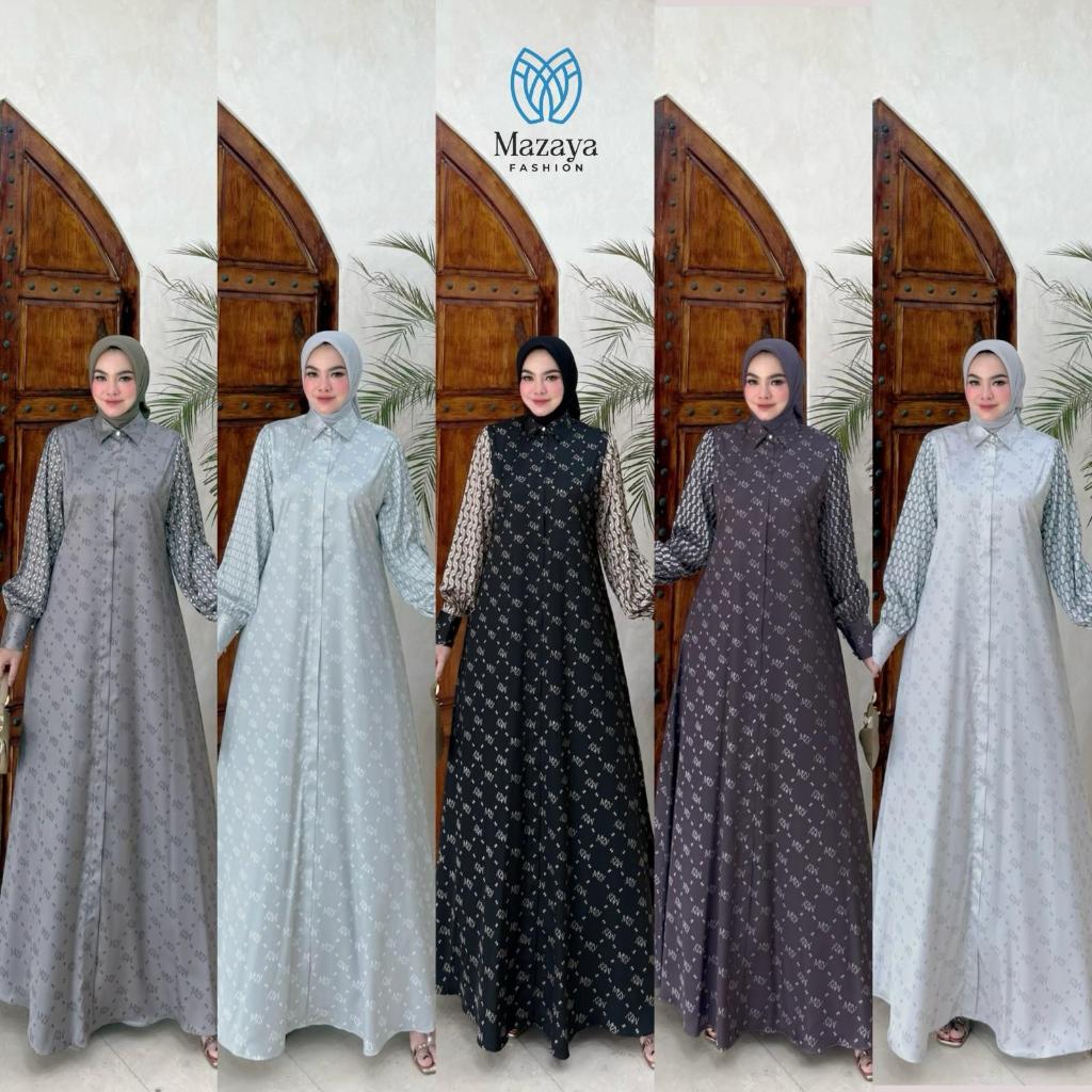 LuxuryFashion READY GAMIS DRESS WANITA NASYA BY MAZAYA FASHION BEST SELLER