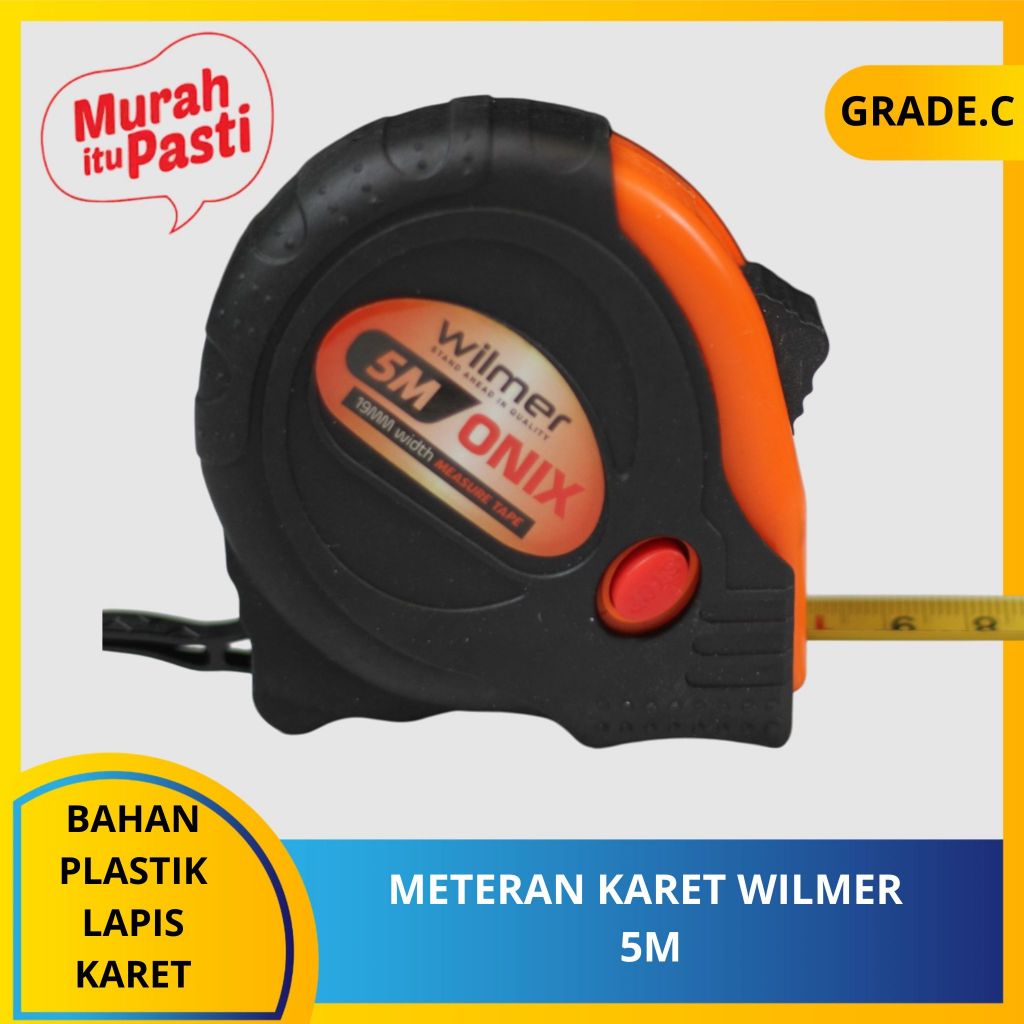 Meteran Karet Tukang Bangunan 5 Meter Dengan Tipe Roll — 8