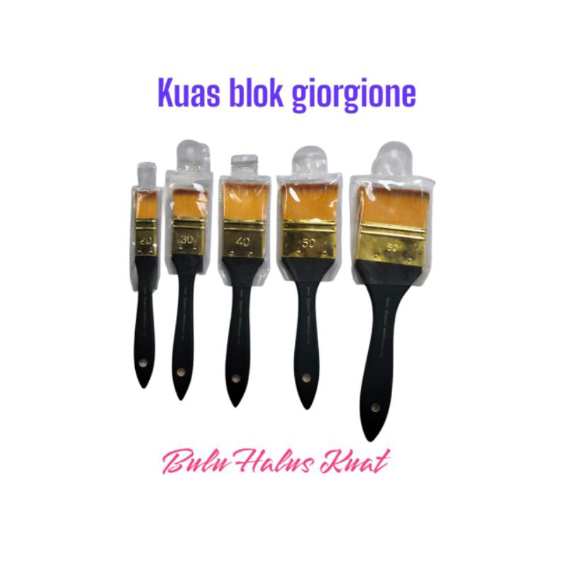 

Kuas Blok Giorgione Premium Bulu Halus