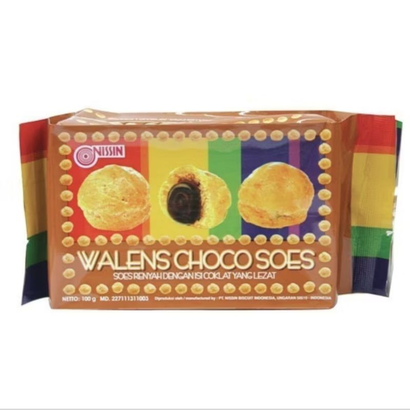 

Nissin Walens Choco Soes 100gram cokelat Soes