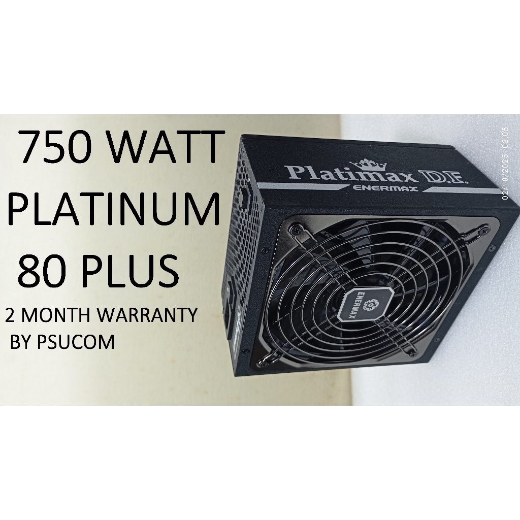 PSU ENERMAX PLATIMAX DF 750 WATT PLATINUM 80 PLUS