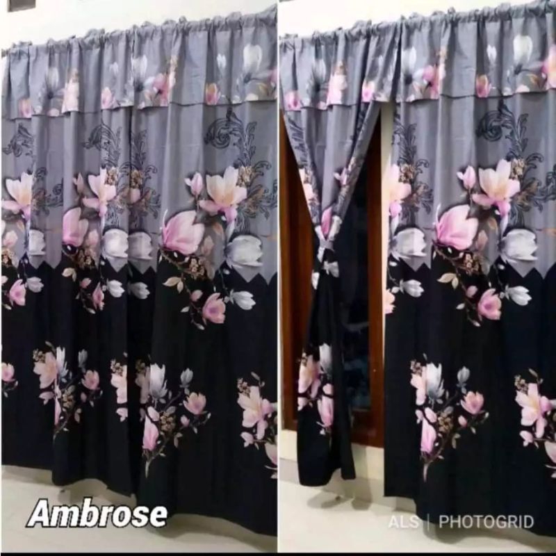 Gorden Pintu Serut Gorden Jendela Ukuran 100 x 200 cm