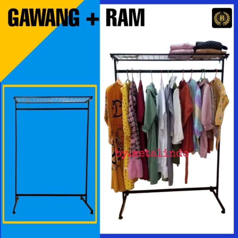 GAWANG DAN RAM GAWANG DISPLAY HANGGER PAKAIAN