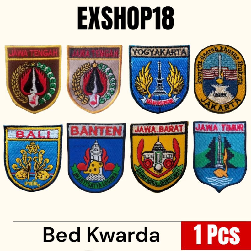 Bed Kwarda Pramuka Bordir / Kwarda Jawa Tengah / Kwarda Jawa Timur / Kwarda Banten / Kwarda Bali / K