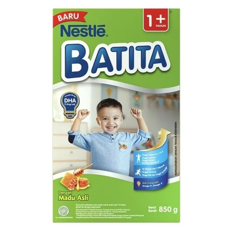 

Nestle BATITA 1+ Susu Bubuk Pertumbuhan Anak Madu Box 850 g