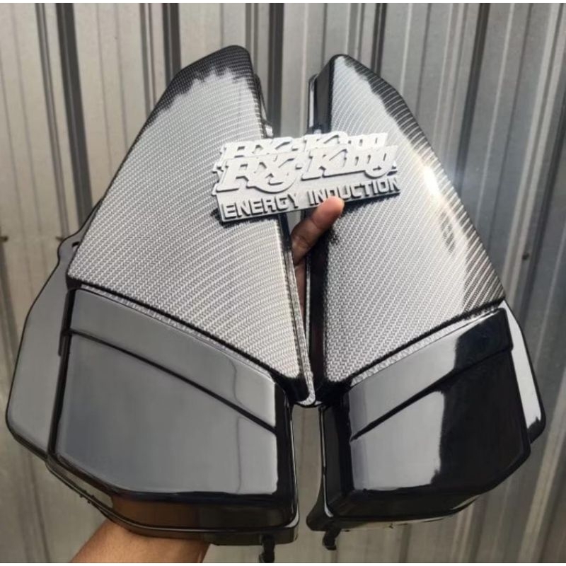 Bok aki rx king carbon- tempongan rx king carbon-tutup aki rx king carbon