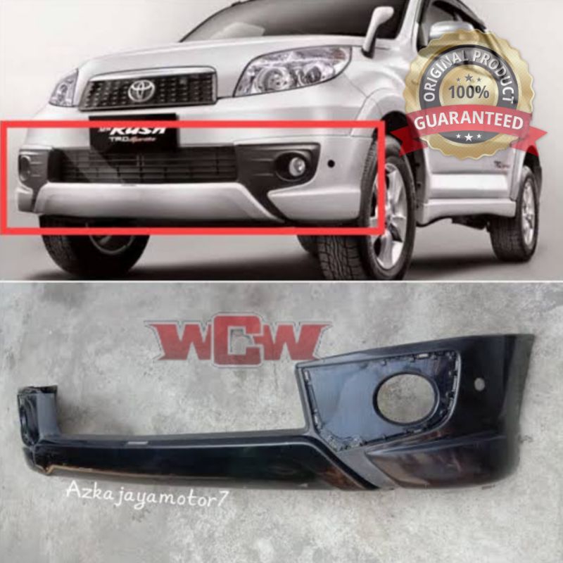 bodykit depan rush terios 2012 2013 2014 trd original copotan