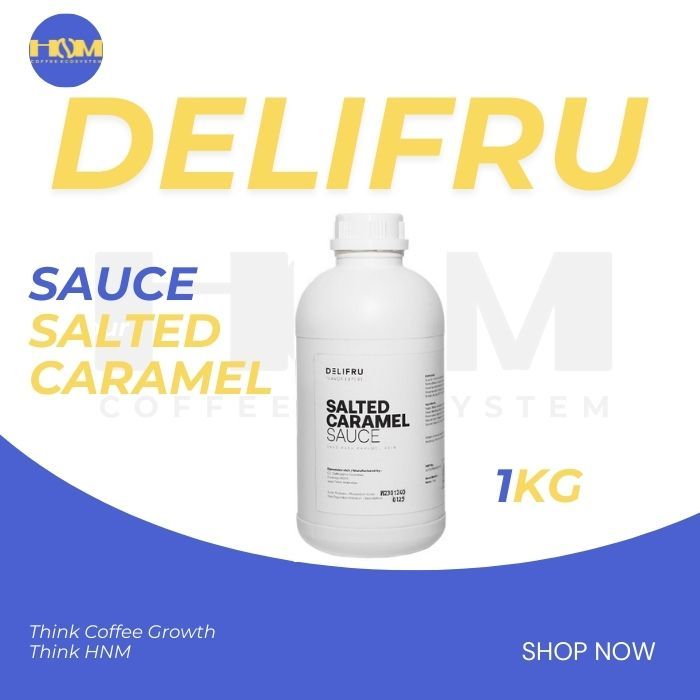 

Delifru Sauce Salted Caramel 1kg | Syrup Delifru Sauce Salted Caramel 1kg