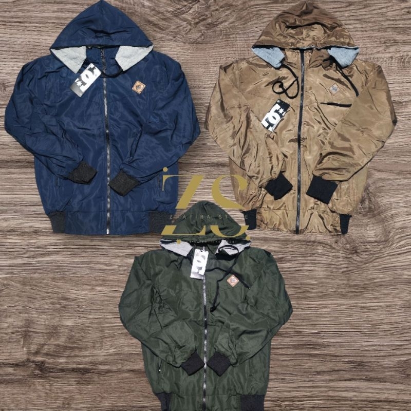 JAKET PARASUT ANAK LAKI-LAKI / JAKET ANAK LAKI-LAKI 7-9 TAHUN / JAKET PARASUT ANAK BOLAK-BALIK