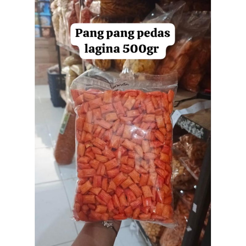 

Pang Pang Pedas Lagina Jajan Pasar Murah 500gram
