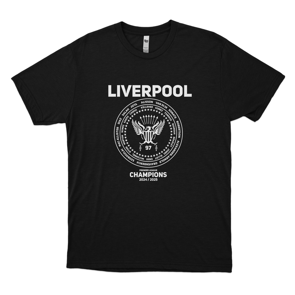 Original [TshirtFanClub] Kaos Liverpool Premier League Champions Ramones Style Unisex Tee
