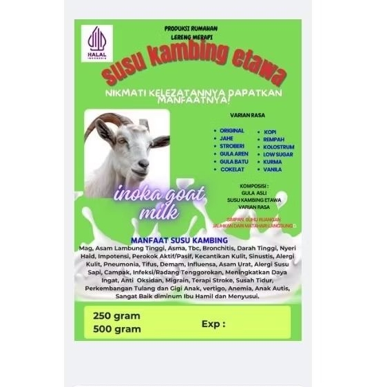 

susu kambing bubuk