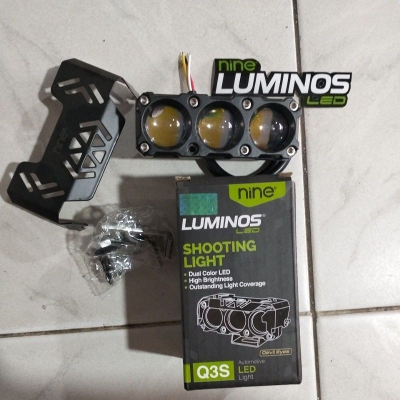 Lampu Shooting Luminos nine laser 3 Mata