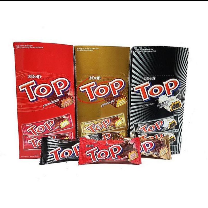 

DELFI TOP Wafer Cokelat 1 Box isi 24 pcs