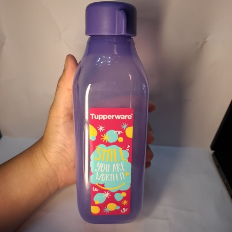 Tupperware Eco Bottle Square 500 ML - Purple