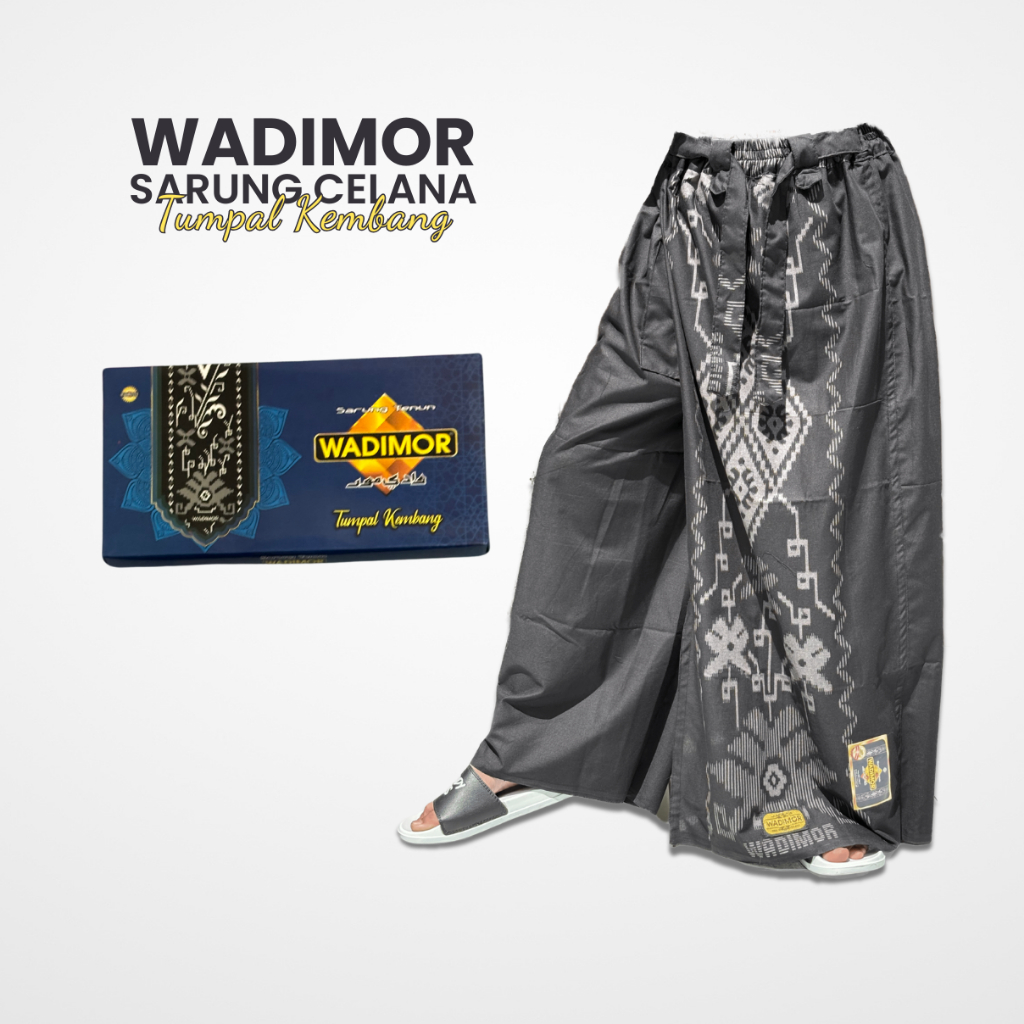 SARUNG CELANA WADIMOR MOTIF TUMPAL KEMBANG DAN MOTIF BALI POLOS ORIGINAL SARUNG WADIMOR ORIGINAL