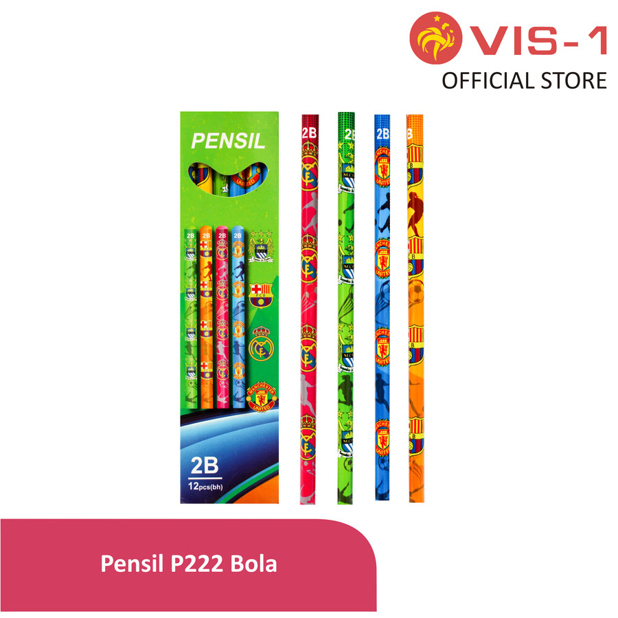 

Pensil 2B Vis-1 Motif BOLA (kualitas super)
