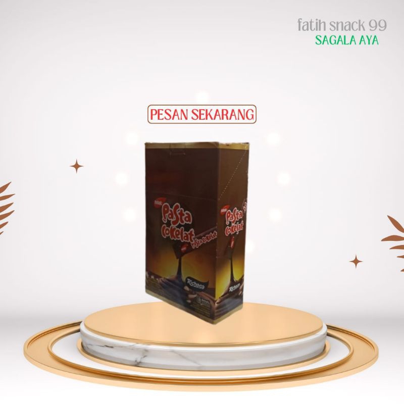 

1 BOK NABATI PASTA COKLAT ISI [ 30 x 6g ] COKLAT STIK