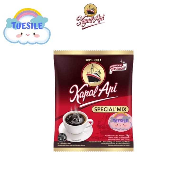 

Kapal Api Spesial Mix Sachet / Kopi Hitam + Gula (25gr) Persachet
