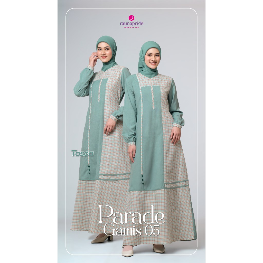 TERMURAH GAMIS RAUNAPRIDE TERBARU PARADE GAMIS 05 SIMPEL KEKINIAN BISA SERAGAMAN