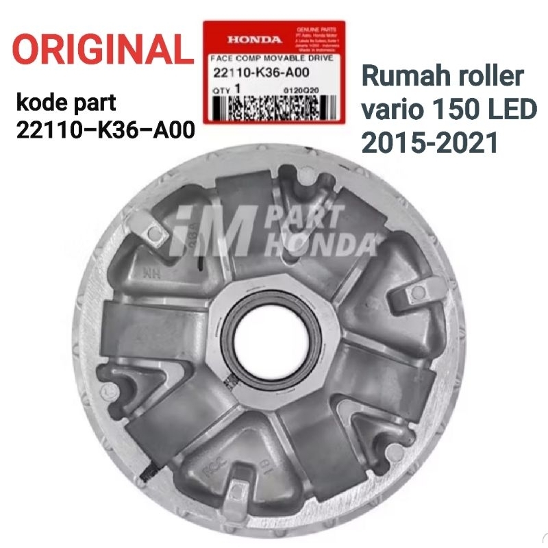 Rumah roller vario 150 LED 2015-2021 original AHM  22110-K36-A00