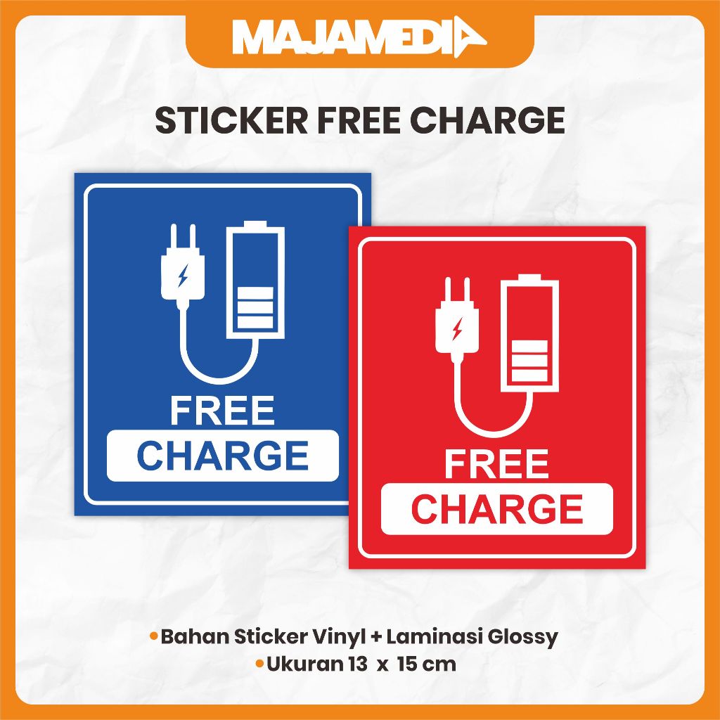

STICKER FREE CHARGE
