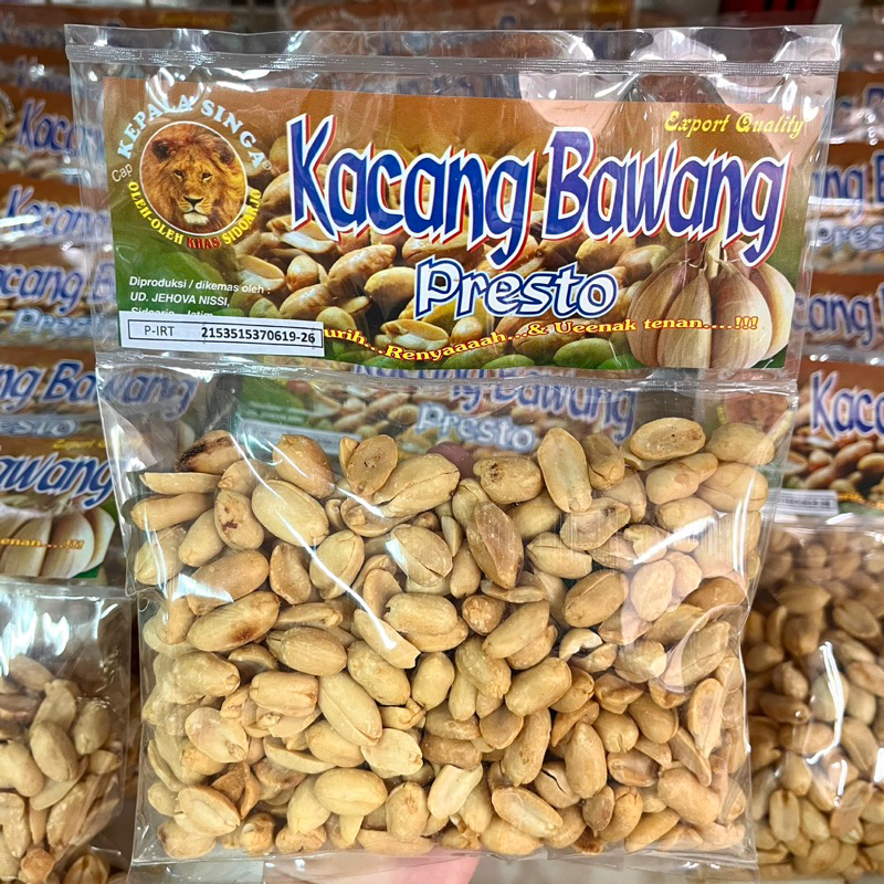 

KACANG BAWANG GORENG PREMIUM ASIN GURIH 250 G | CAMILAN SNACK OLEH OLEH MAKANAN RINGAN