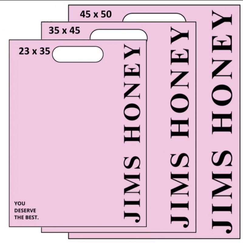 

JIMS HONEY PLASTIK BAG II KANTONG PLASTIK PINK