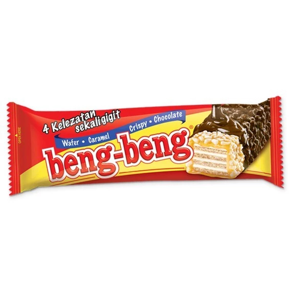 

Beng Beng Cokelat Wafer caramel crispy chocolate per 1pcs