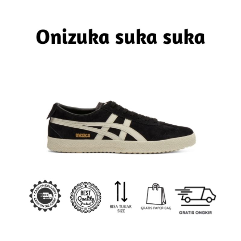 Sepatu Onitsuka Tiger Mexico Delegation Black White