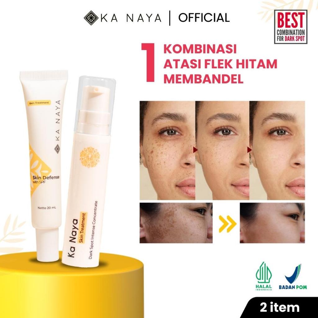 Paket Ka Naya Dark Spot  Khusus Untuk Flek Hitam Tebal & Menahun  Salep Flek Hitam