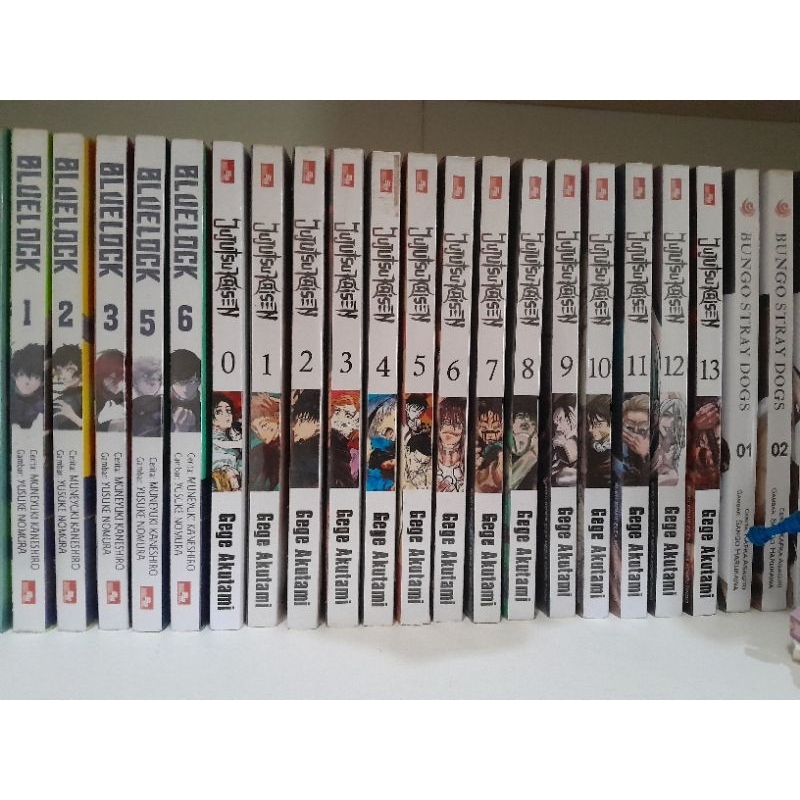 komik manga jujutsu kaisen jjk preloved
