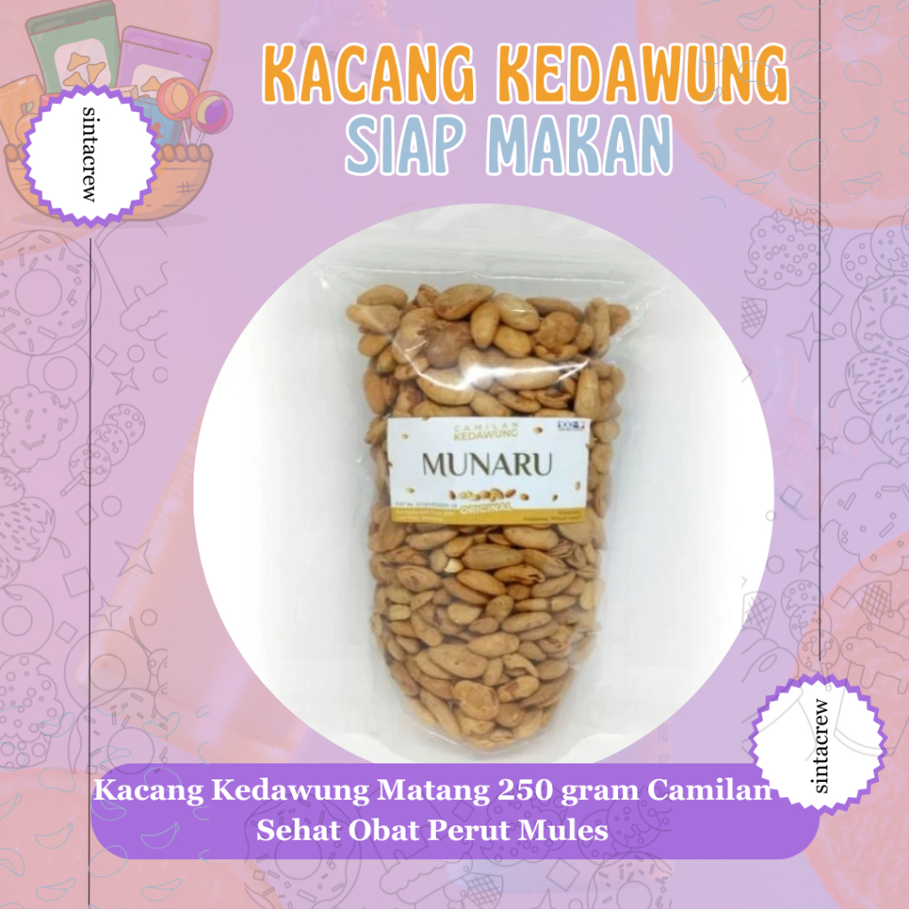 

Kacang Kedawung Matang 250 gram Camilan Sehat Obat Perut Mules