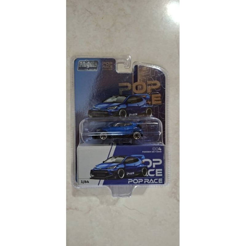 pop race yaris gr biru