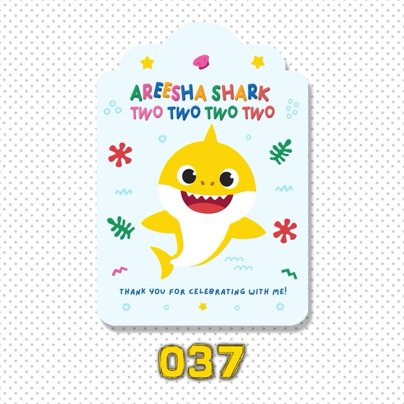 

Hang Tag Ulang Tahun Custom Baby Shark Pokemon Safari Capybara Roblox