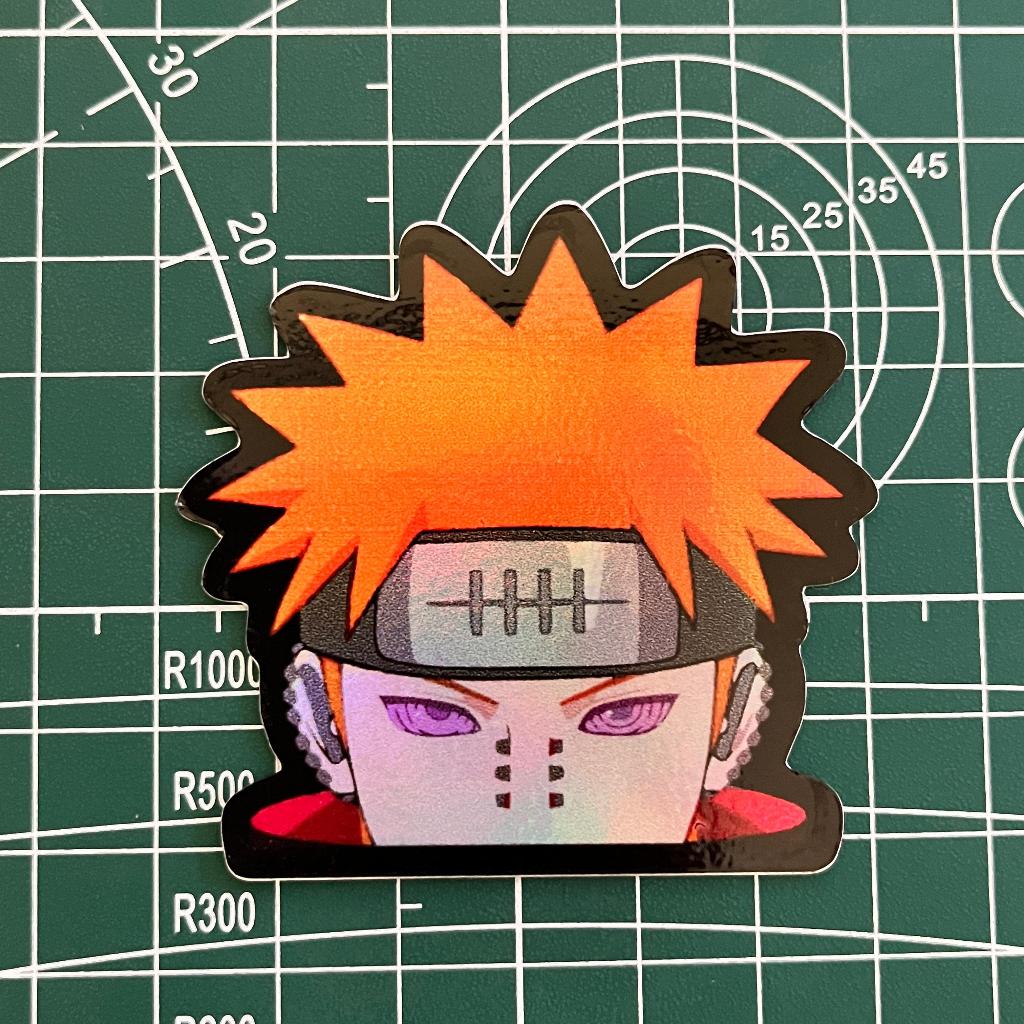 Stiker hologram anime Naruto Pain  || STICKER HOLOGRAM ANIME