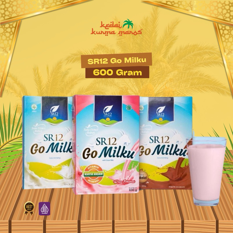 

SR12- Go Milku Susu Kambing Etawa 600gram Bubuk Herbal Alami