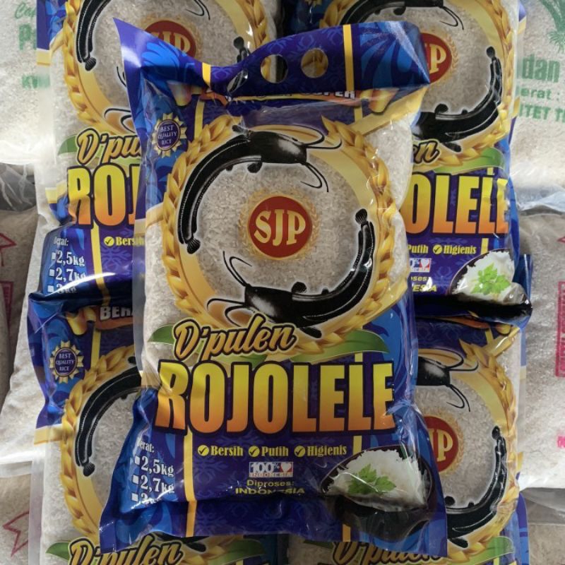

Beras Murah - Beras Enak, Putih & Pulen - Beras Rojo Lele / Rojolele Kemasan 3 Kg