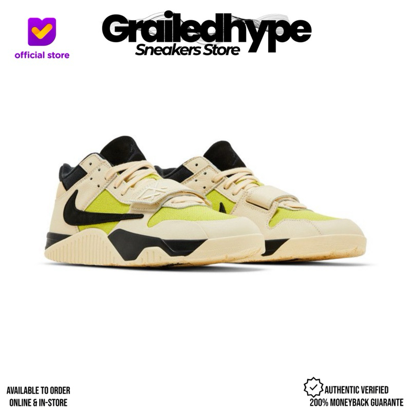 Air Jordan Jumpman x Travis Scott Cactus Jack TR Bright Cactus (100% Original Resmi)