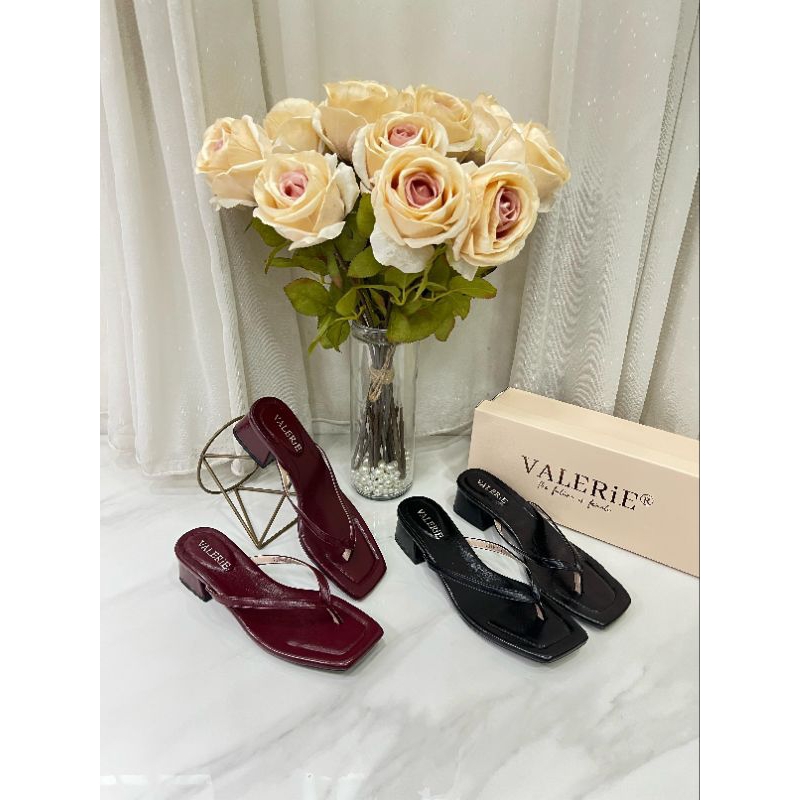 V311-A22 - SENDAL TUMIT TAHU WANITA CASUAL SIMPLE