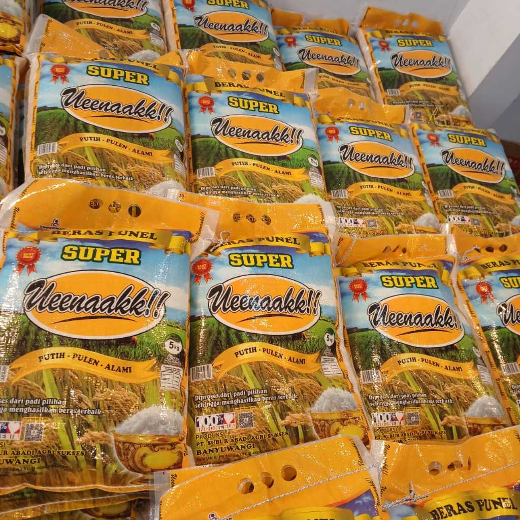 

BERAS MERK UEENAAK 5 KG 1 SAK - MERPATI STORE 109 - JATIM