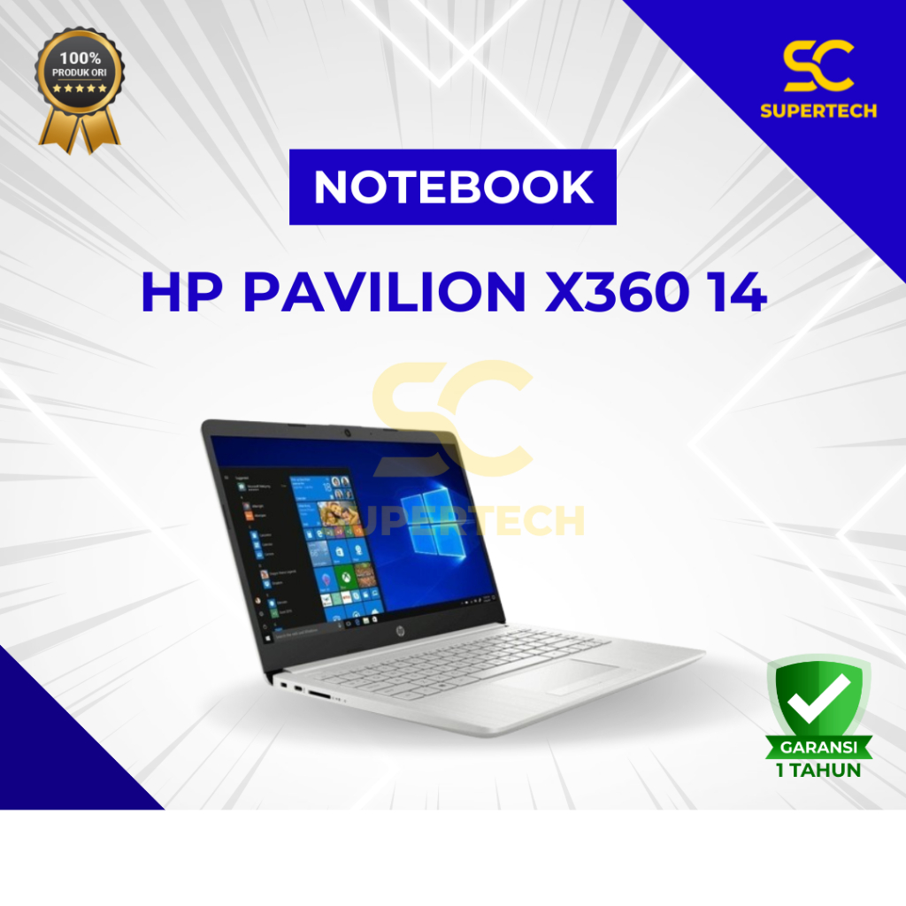 NOTEBOOK HP PAVILION X360 14-DY0060TU i3-1125G4 8GB 512GB 14FHD W10