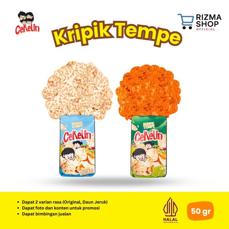 

Keripik Tempe Cekelin Snack-Snack Cemilan Enak