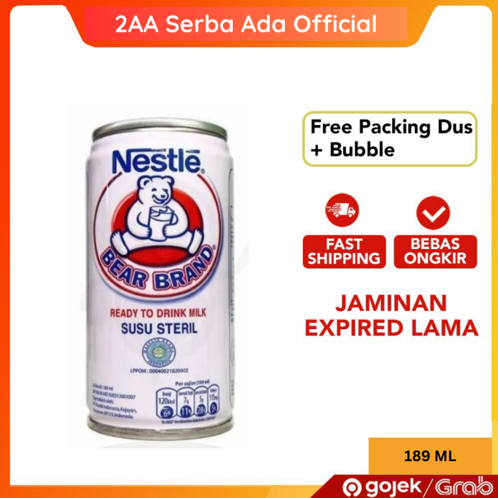 

Susu Beruang Susu Bear Brand Steril 189 ML