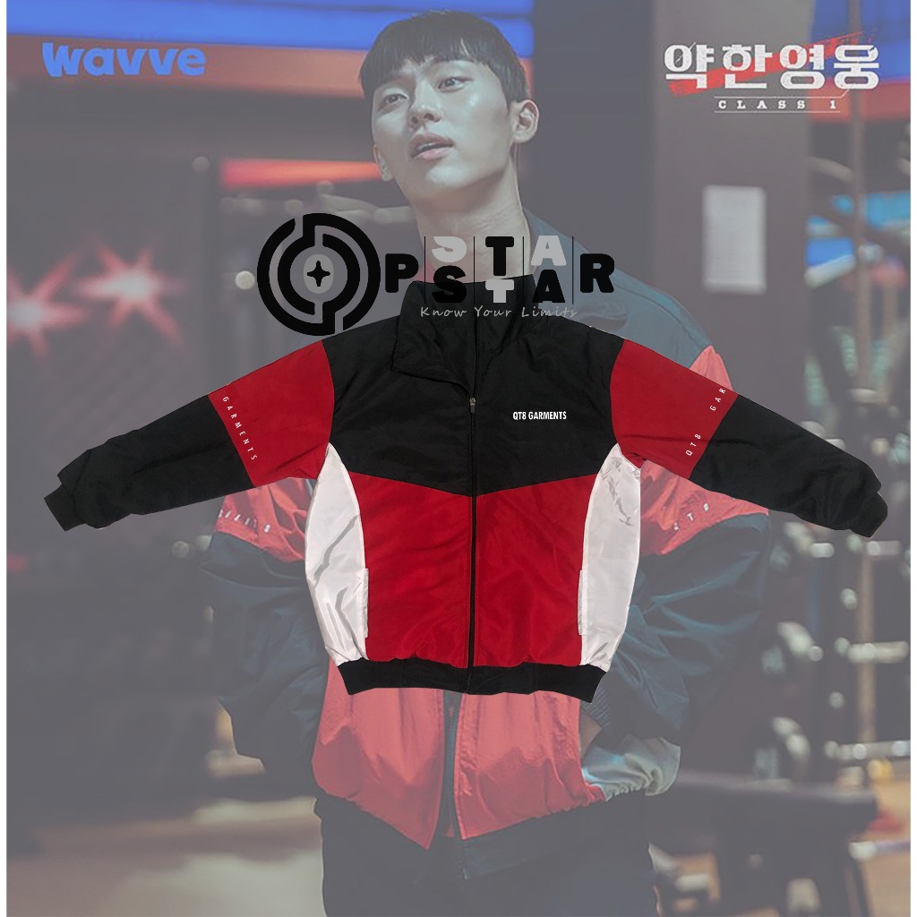Jaket Weak Hero Ahn Suho outfit Weak Hero series unisex