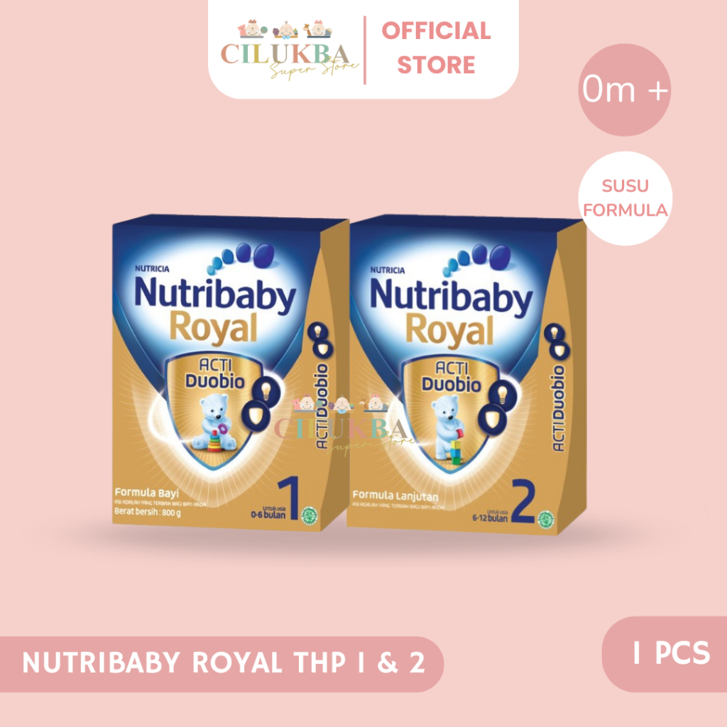 NUTRIBABY ACTI TAHAP 1 & 2 | SUSU BAYI 0-6 BULAN | SUSU BAYI 6-12 BULAN | SUSU FORMULA | SUFOR | NUT