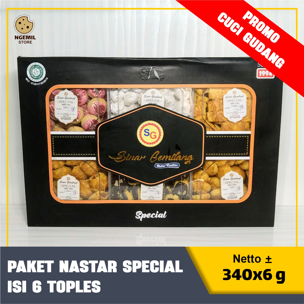 

Paket Nastar Special - Putri Salju - Slebes - Nastar Premium - Kue Kering