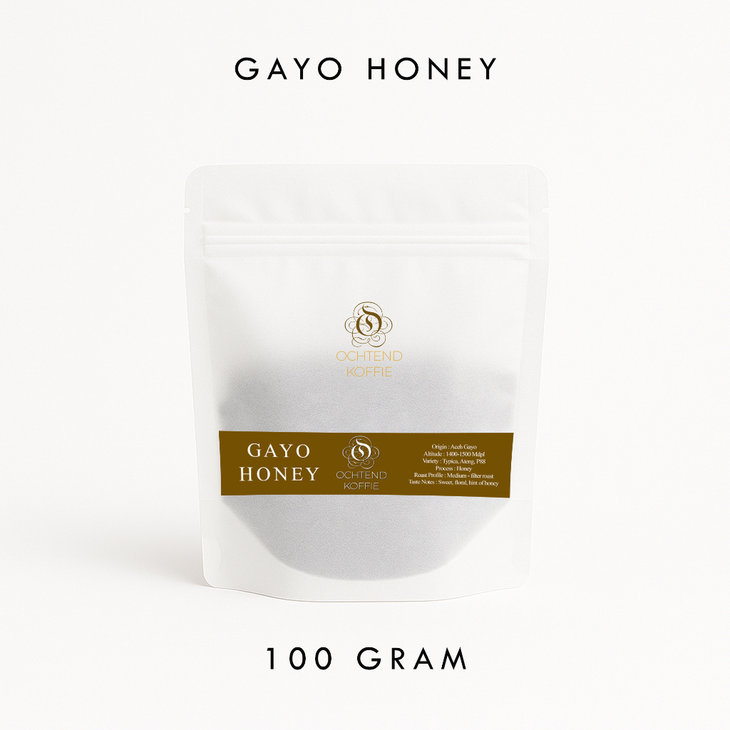 

Ochtend Koffie Kopi Arabica Gayo Honey 100 gram