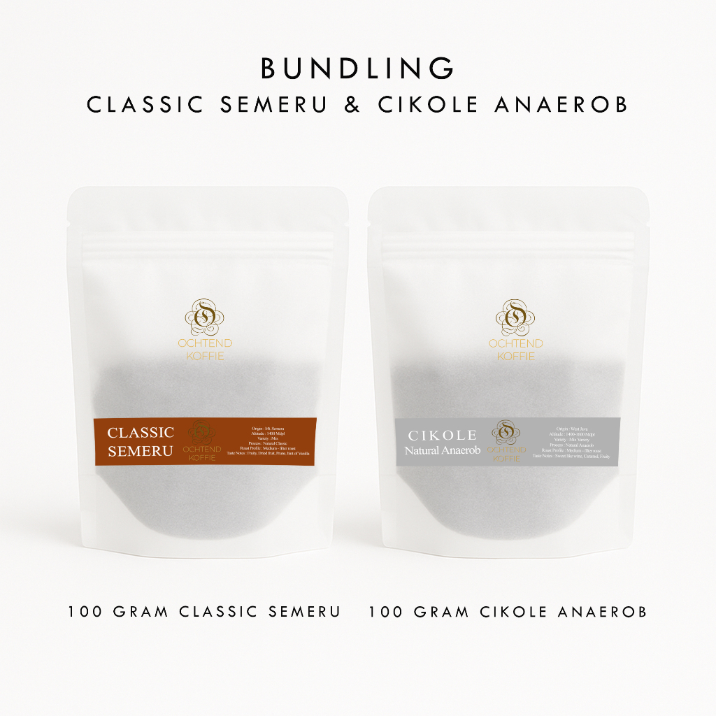 

Ochtend Koffie Bundling Kopi Arabica Classic Semeru & Cikole